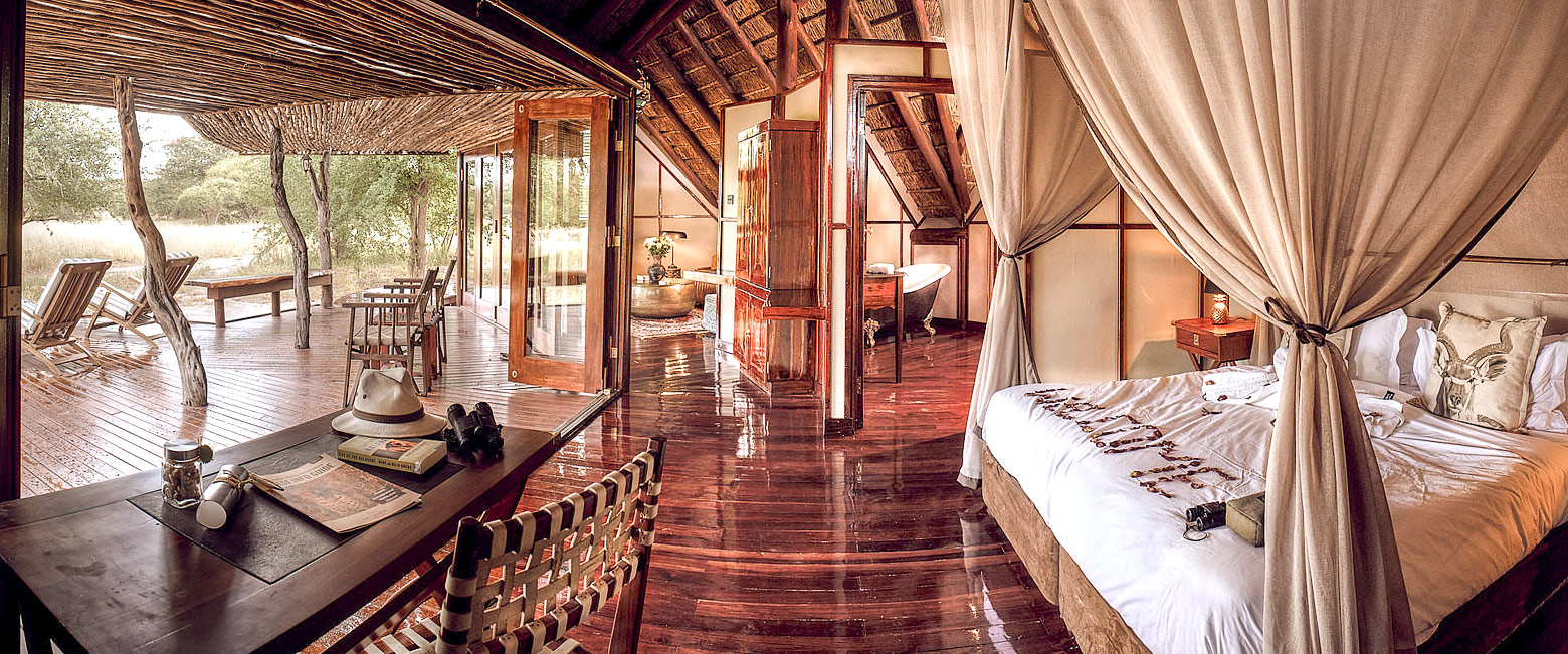 is a modest safari lodge outside Central Kalahari