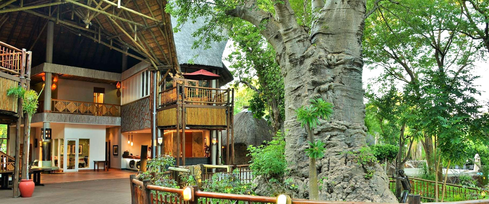 is an extremely large lower-cost property in the busy town of Kasane