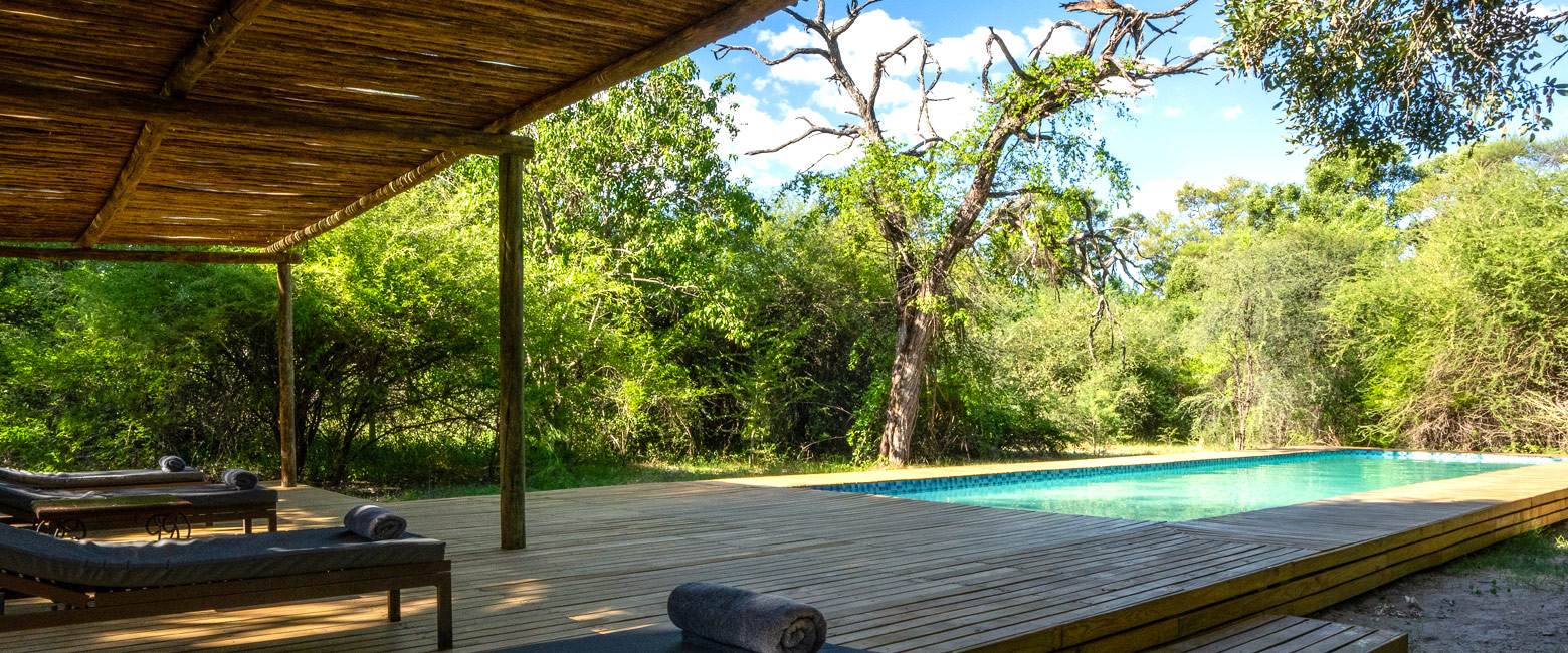 is a safari-style lodge on the outskirts of Maun 