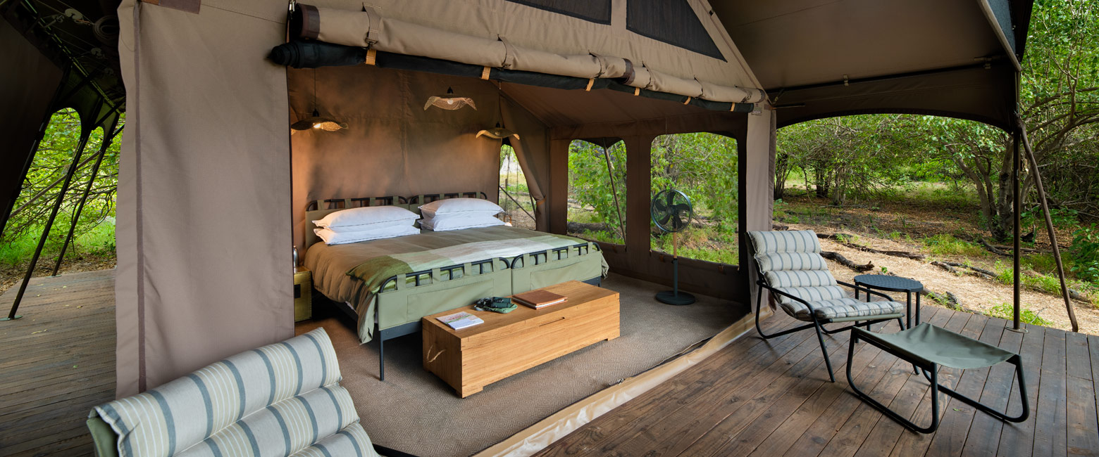 is an intimate mobile camp in the fabulous Okavango Delta 