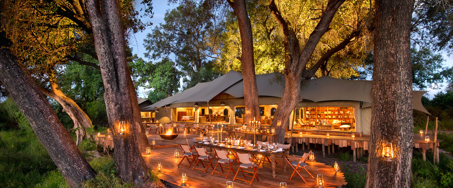is a seriously high quality lodge in the fabulous Okavango Delta 