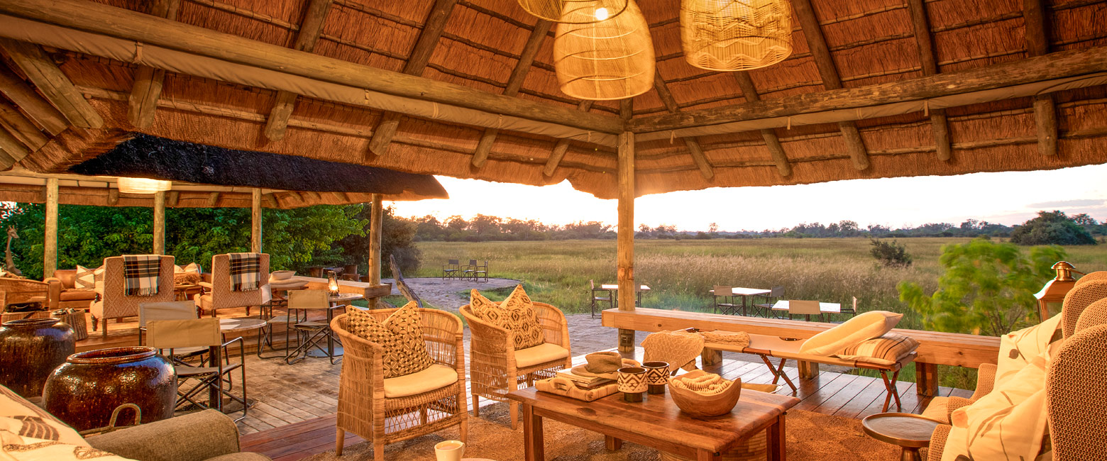 is a pleasantly intimate lodge in the Okavango Delta 