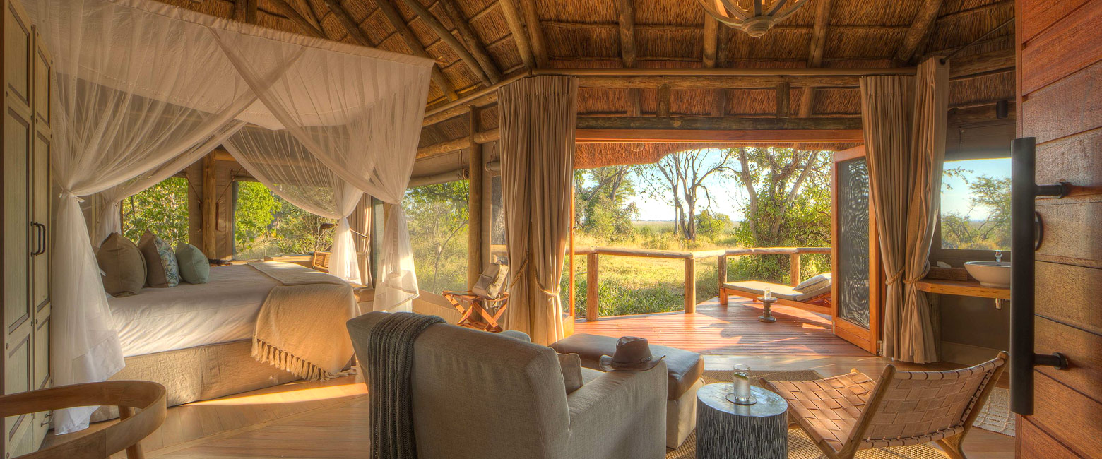 is a mid-range property in a busy part of the Okavango 