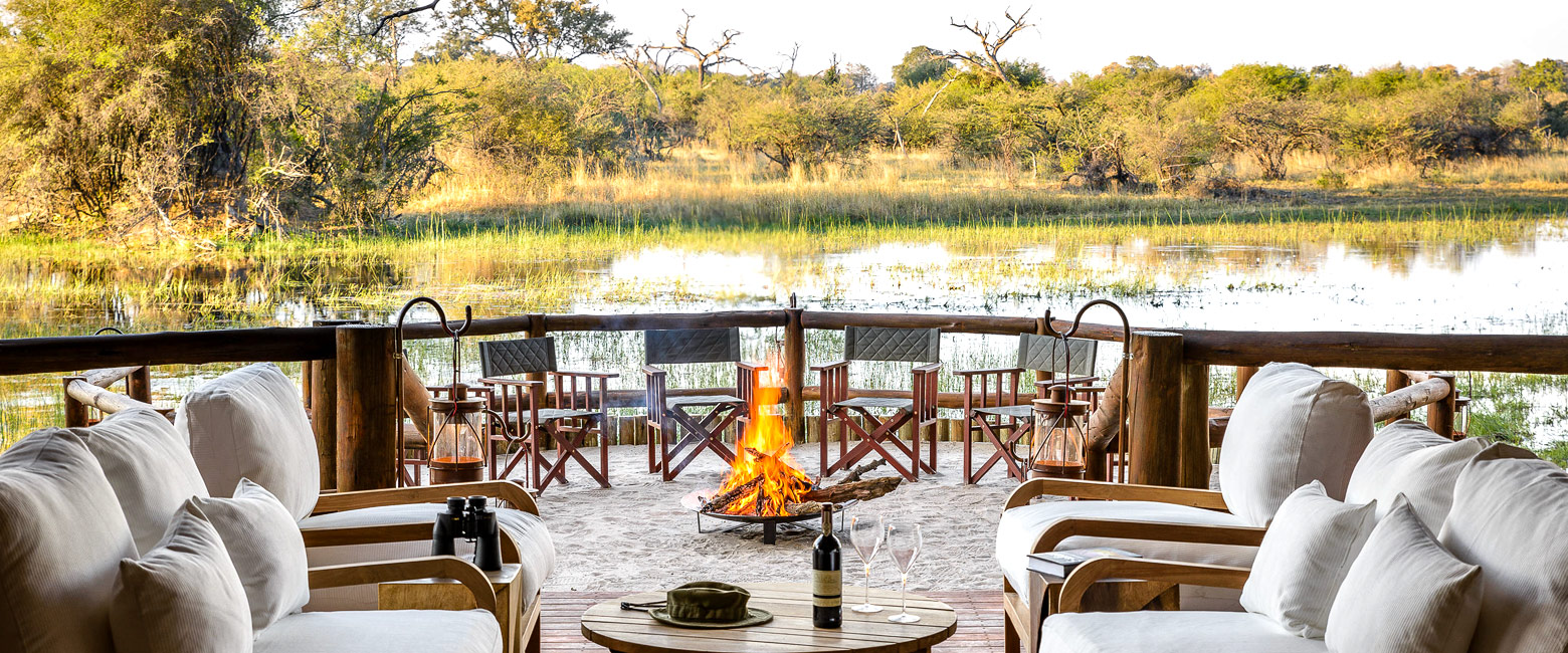 is a very high quality lodge in the Okavango Delta