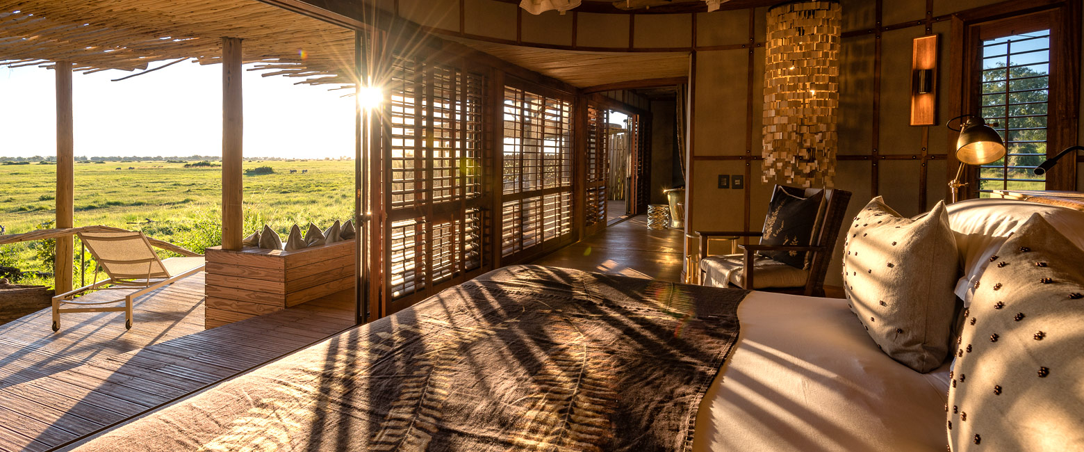 is a famously high quality property in the Okavango Delta