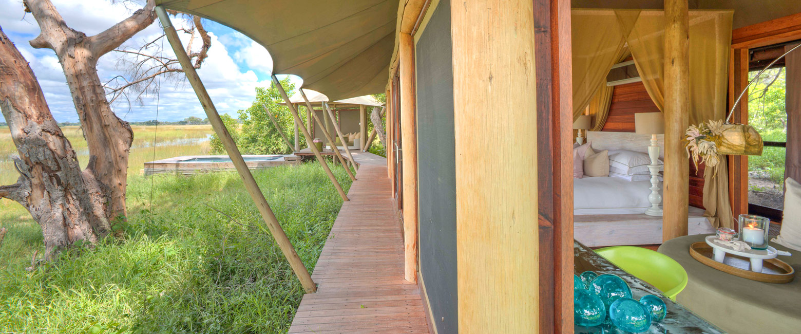 is a pleasant and polished property in the fabulous Okavango Delta 