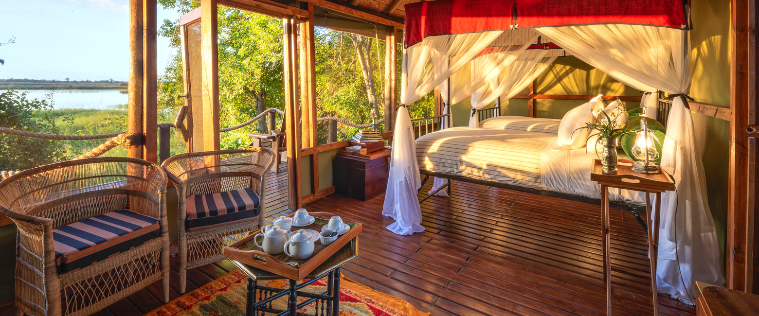 is a modest mid-range property in the fabulous Okavango Delta 