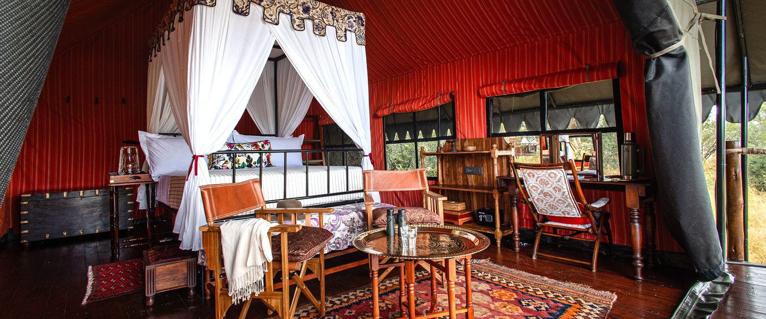 is a characterful camp with an unusual style