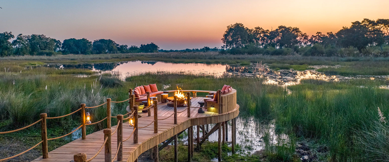 is a very high quality lodge in the Okavango Delta