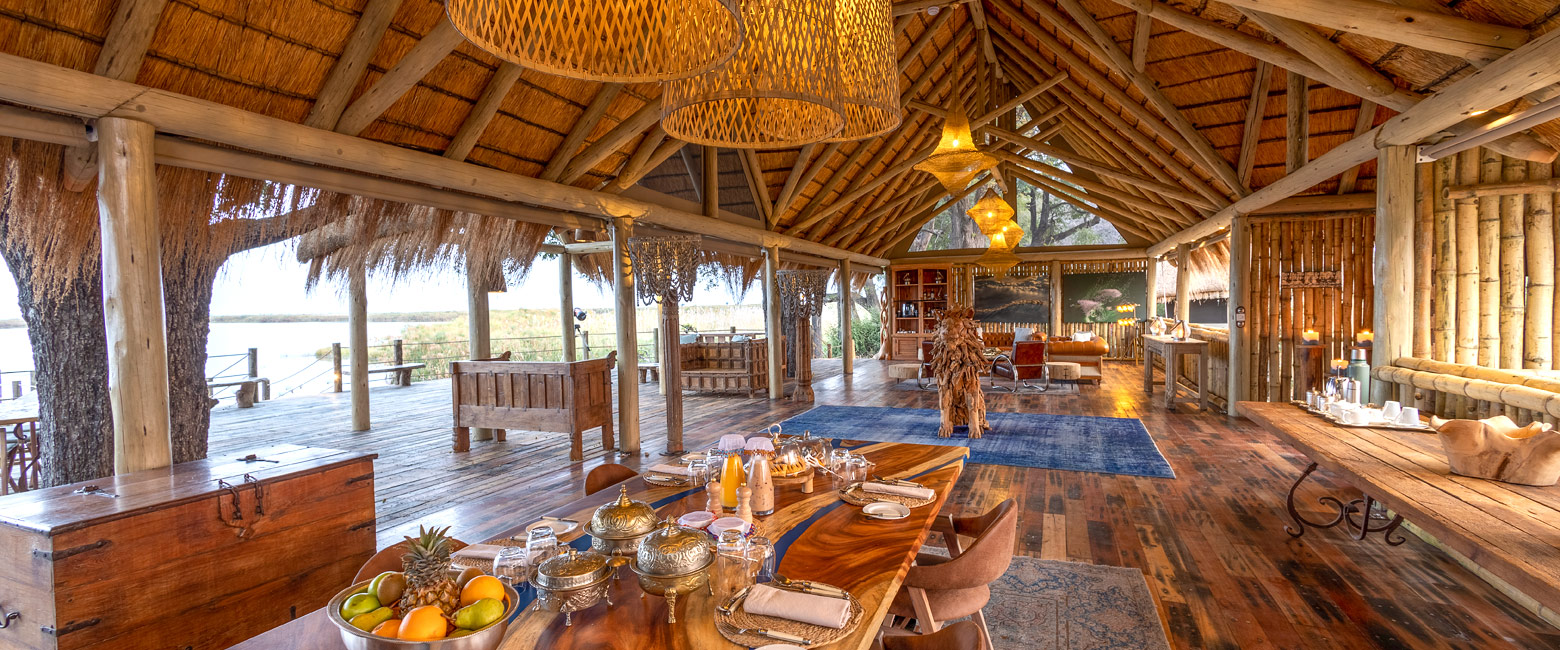 is a very high quality lodge in the Okavango Delta 