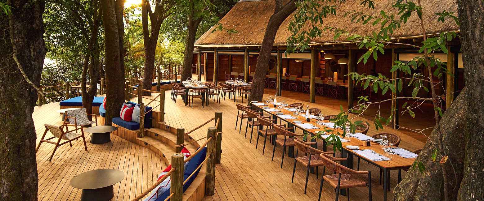 is an historic lodge in the Okavango Delta