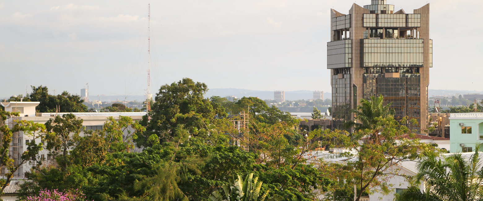 is the sprawling capital of Congo, on the north bank of the great river 
