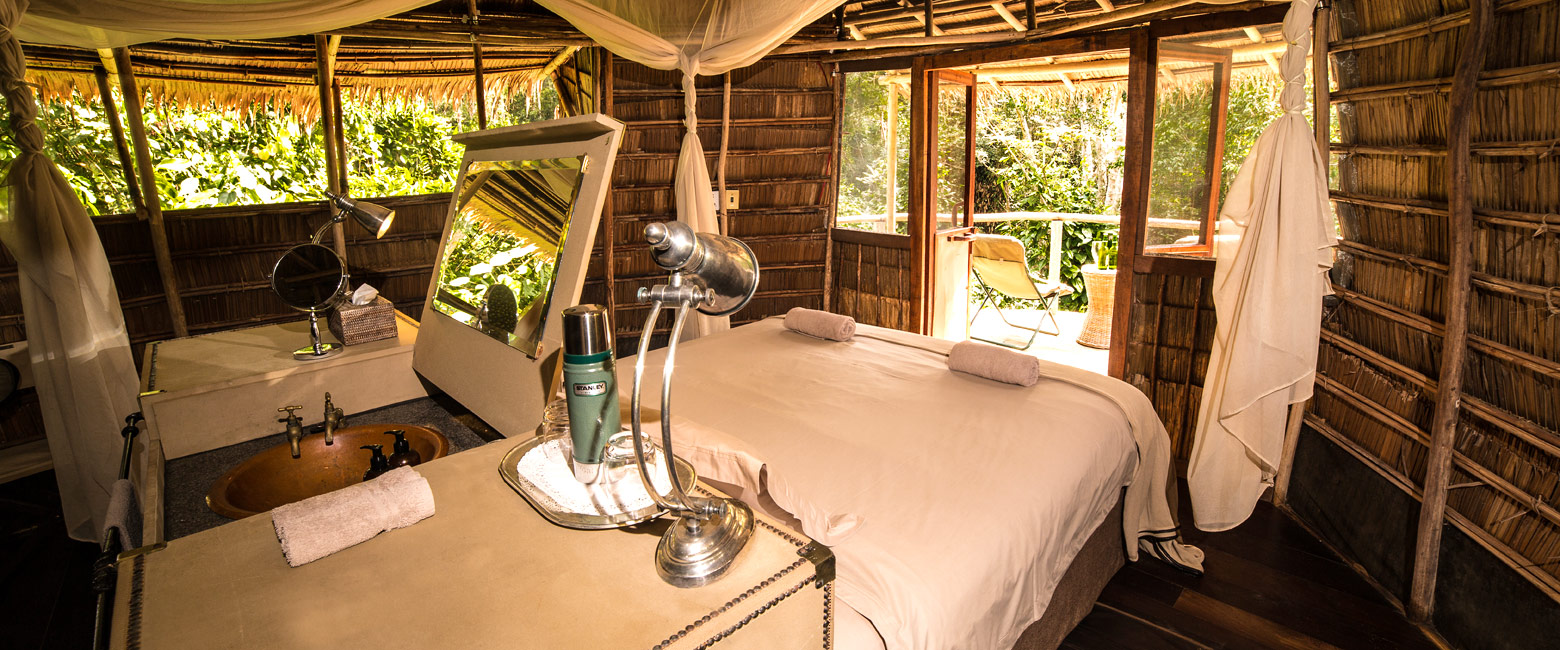 is a remote and stylish base in the Odzala Kokoua area of Congo 
