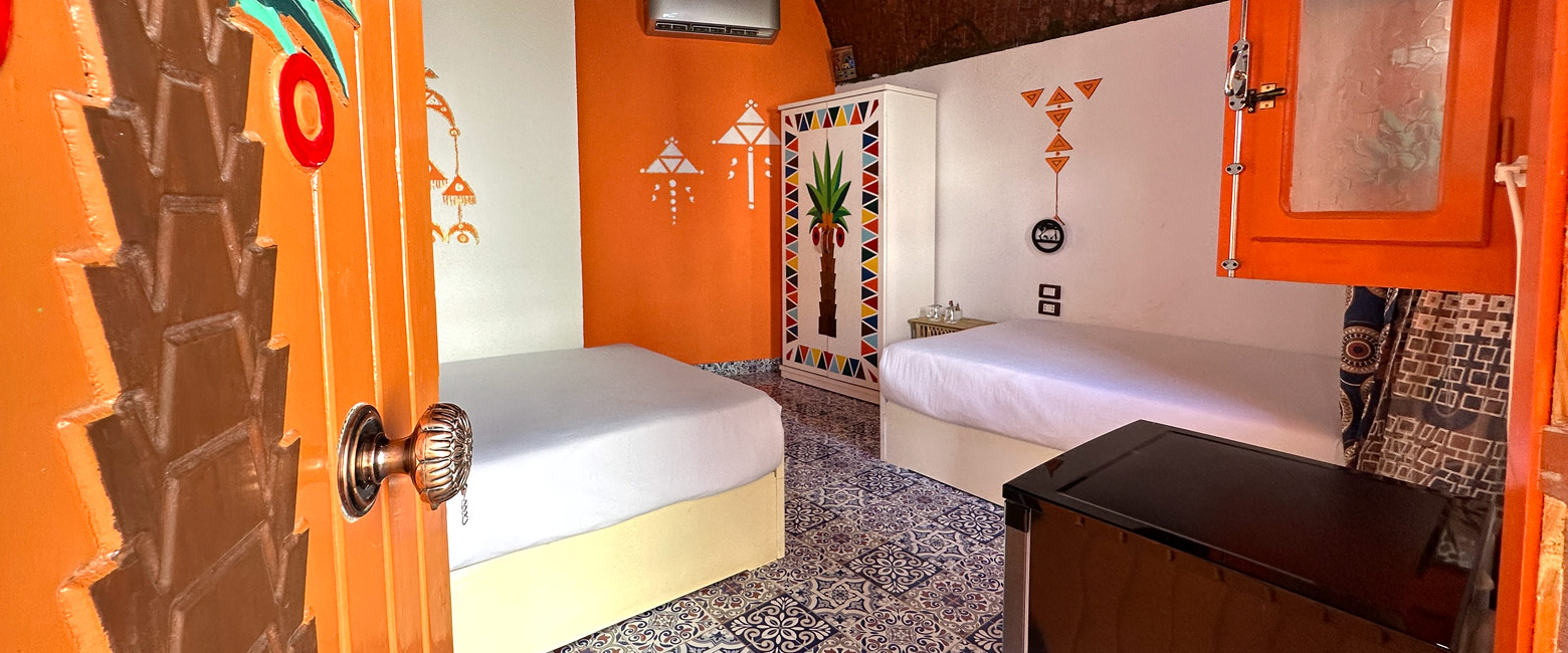 is an intimate lodge in the Aswan area 