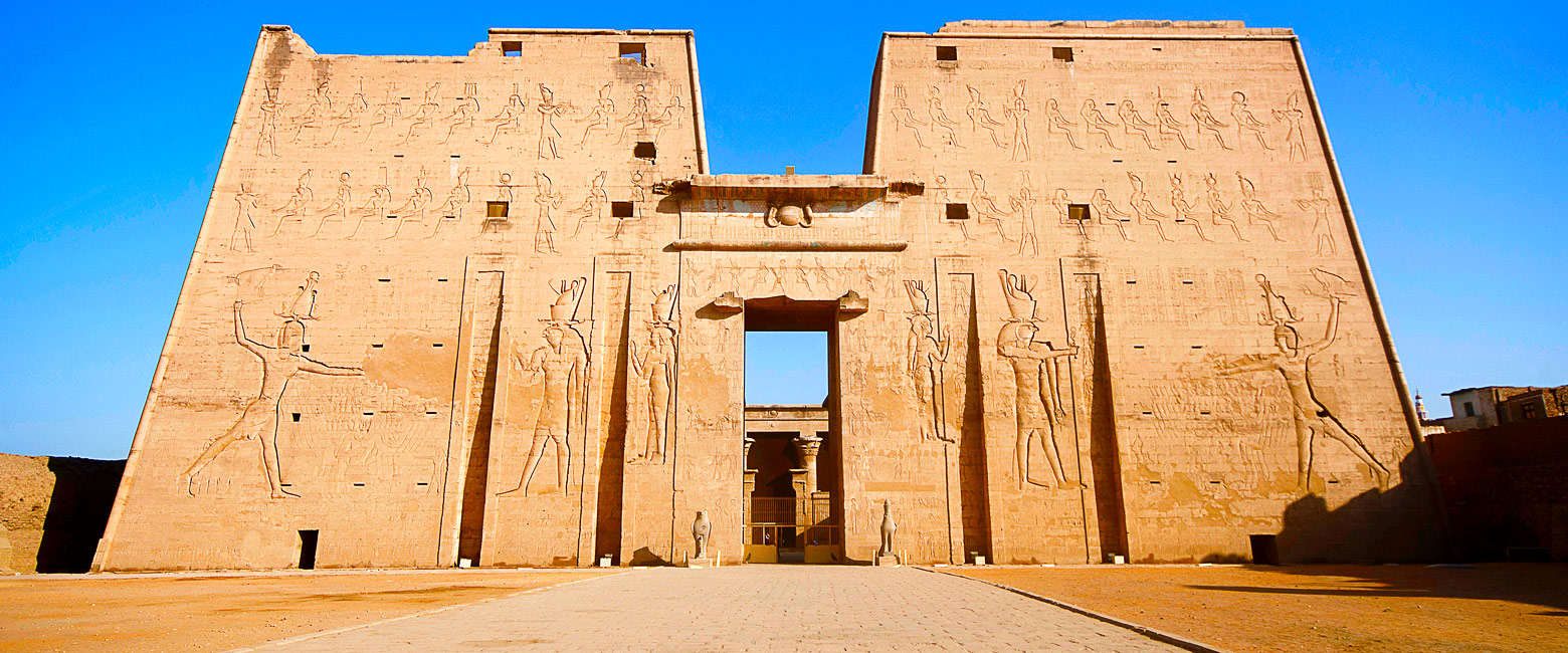 is a town south of Luxor with a well-preserved temple 