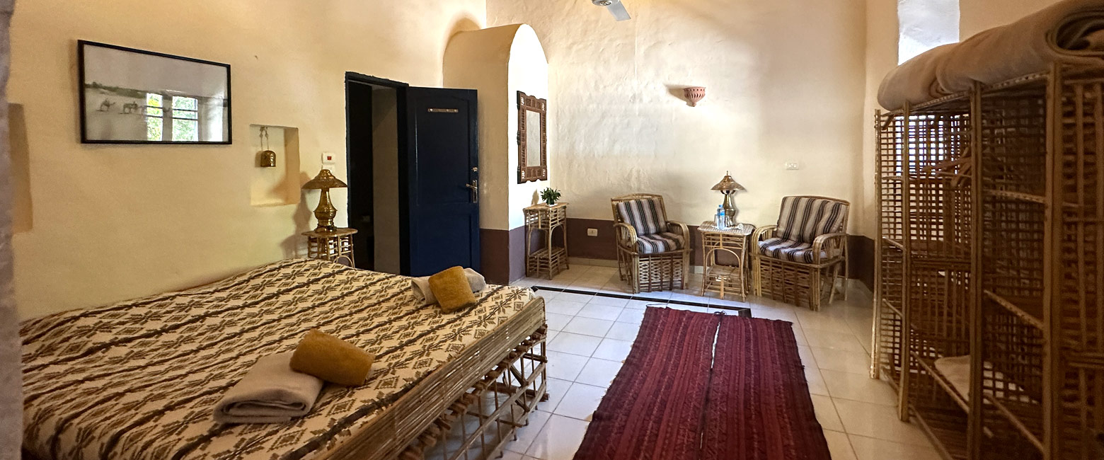 is a simple but historic property on the west bank in Luxor 
