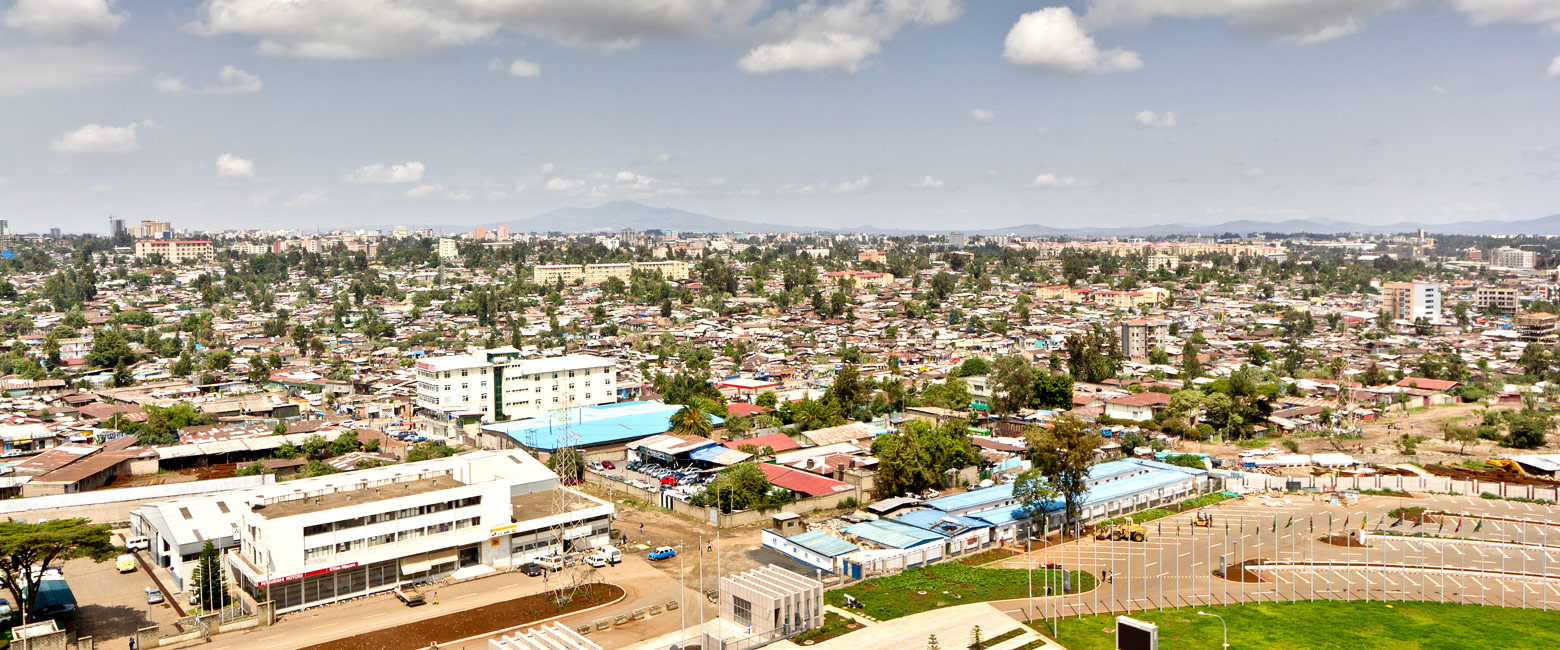 is the sprawling capital of Ethiopia