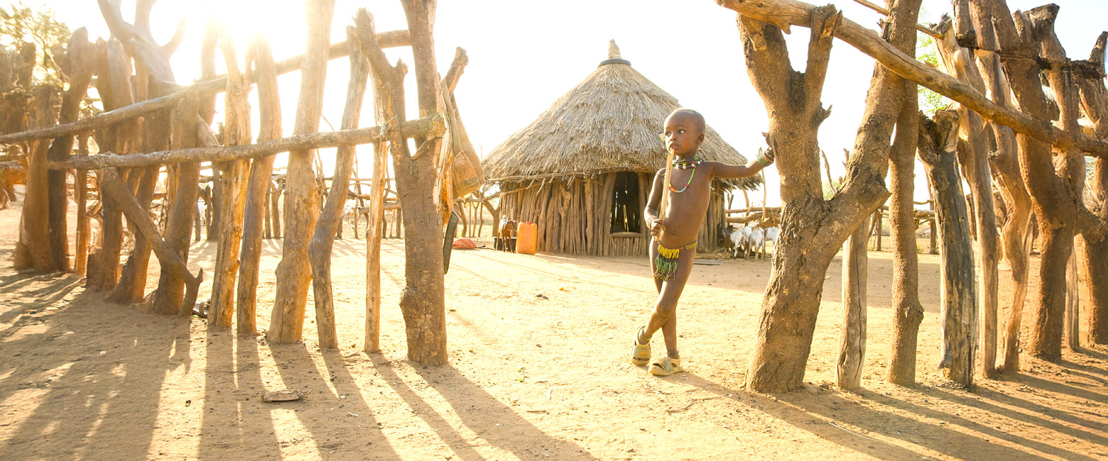 is a simple satellite camp on the Omo River in Ethiopia 