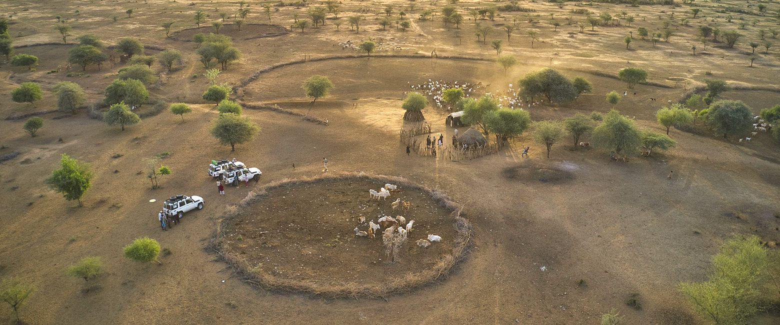 is an extremely simple camp on the Omo River in Ethiopia
