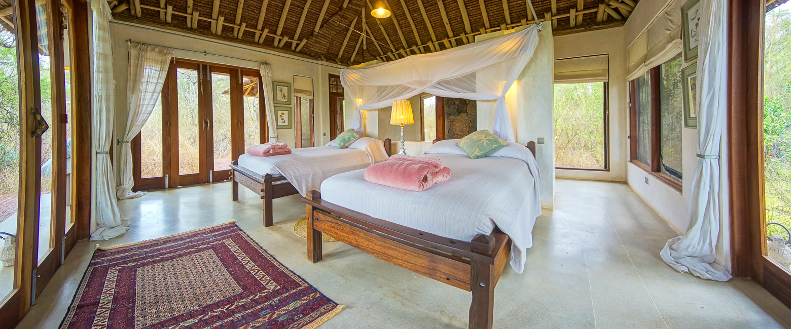 is a elephant conservation camp in the Chyulu Hills area of Kenya 