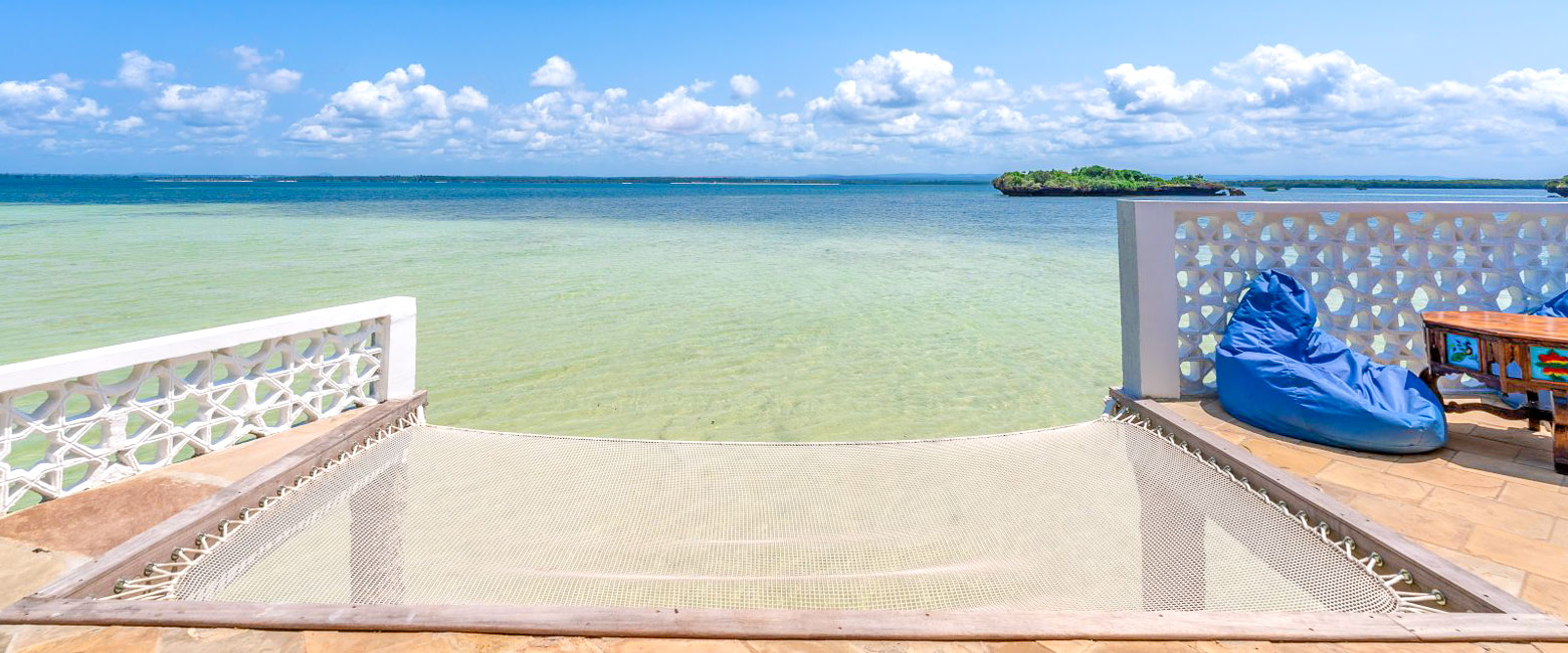 is a relatively quiet area south of the busy Diani Beach