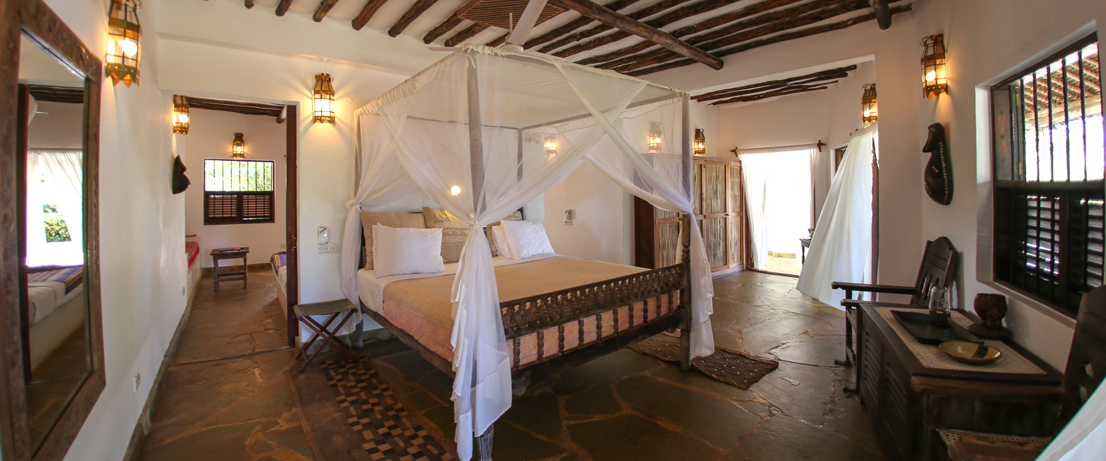 is an upmarket beach lodge in the Kinondo and Gazi area