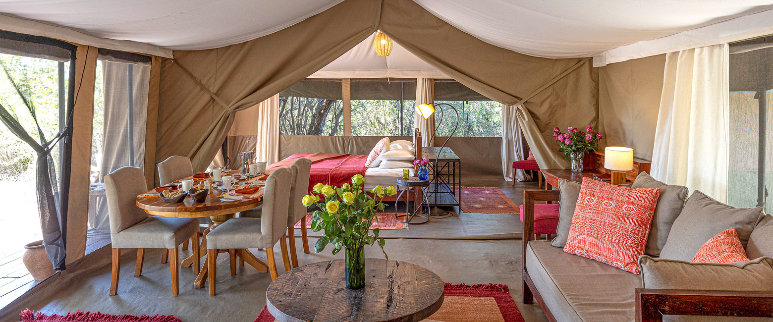 is a traditional tented facility in the Laikipia South area 