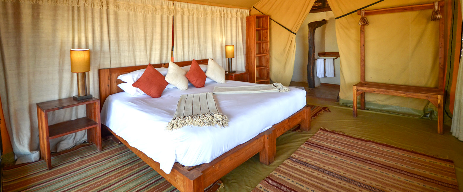 is a pleasantly modest facility in the Lewa Downs area 