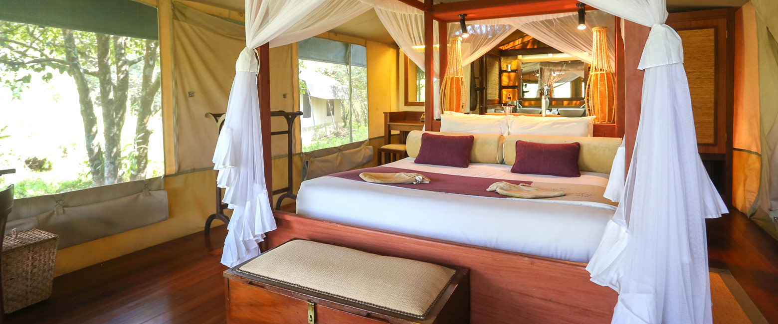 is a modest and relatively large camp in the Maasai Mara area of southwest Kenya