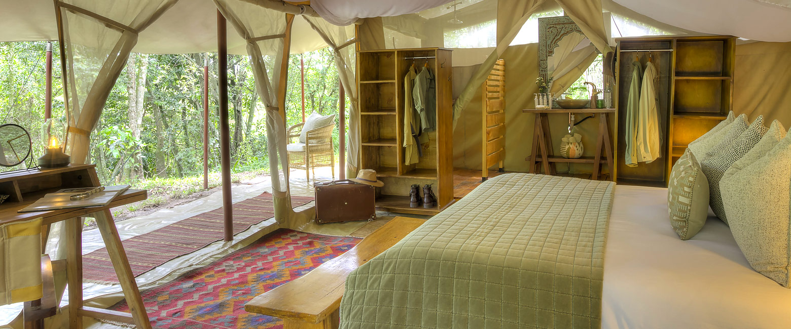 is an upmarket facility in the Maasai Mara area 