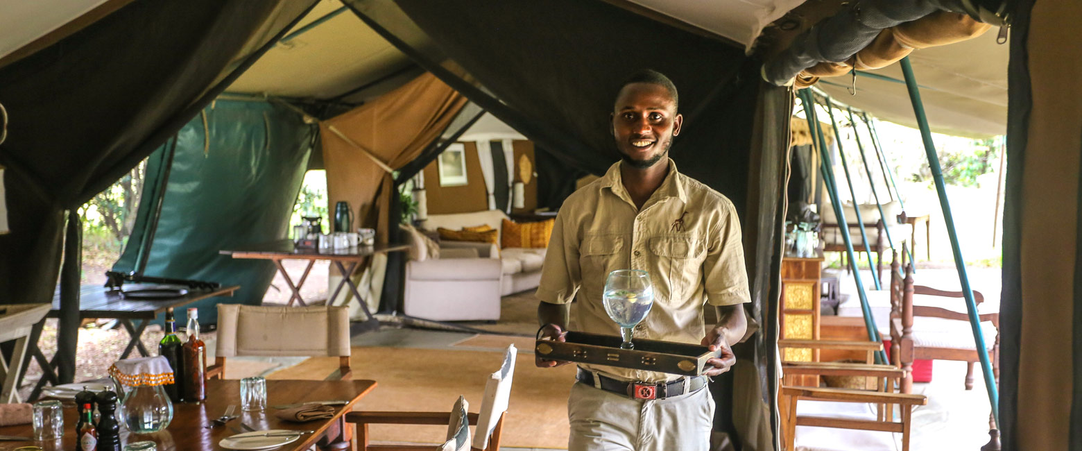 is an authentic tented camp in the Maasai Mara 