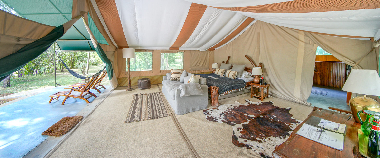 is a relatively upmarket camp in the Maasai Mara 