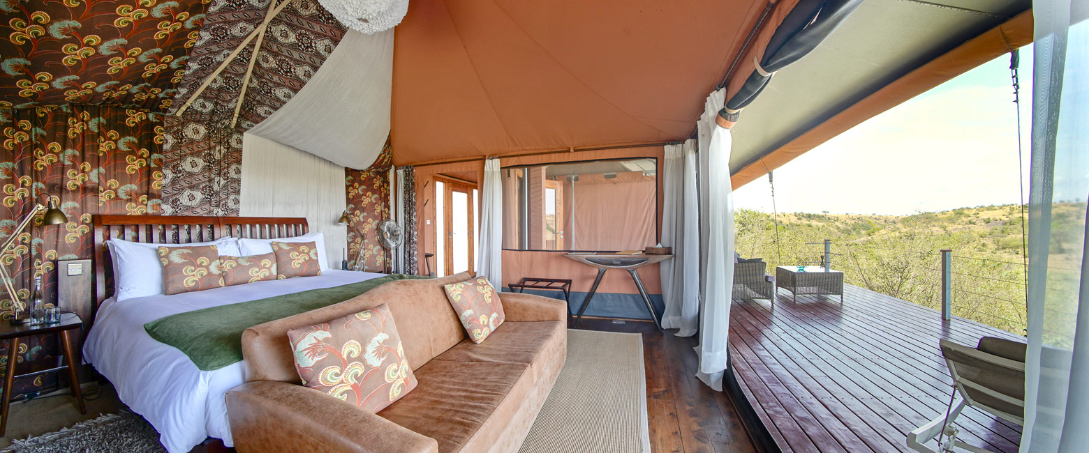 is a chic and innovative lodge in the Maasai Mara