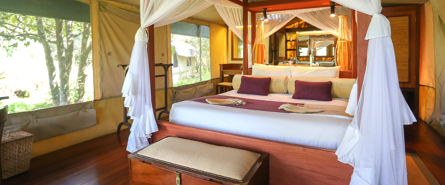 is a modest and relatively large camp in the Maasai Mara area of southwest Kenya 