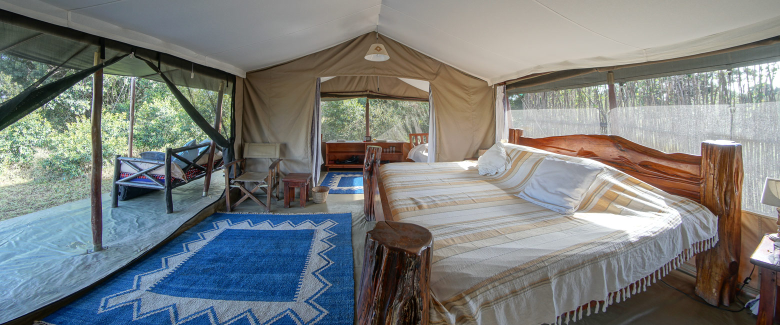 is an unusually intimate outpost in the Maasai Mara