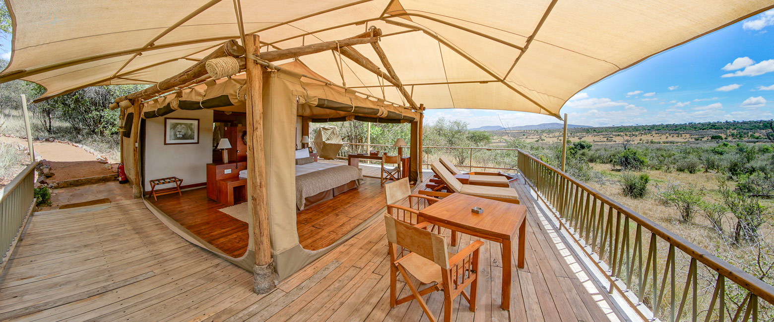 is an upmarket lodge in the Maasai Mara area
