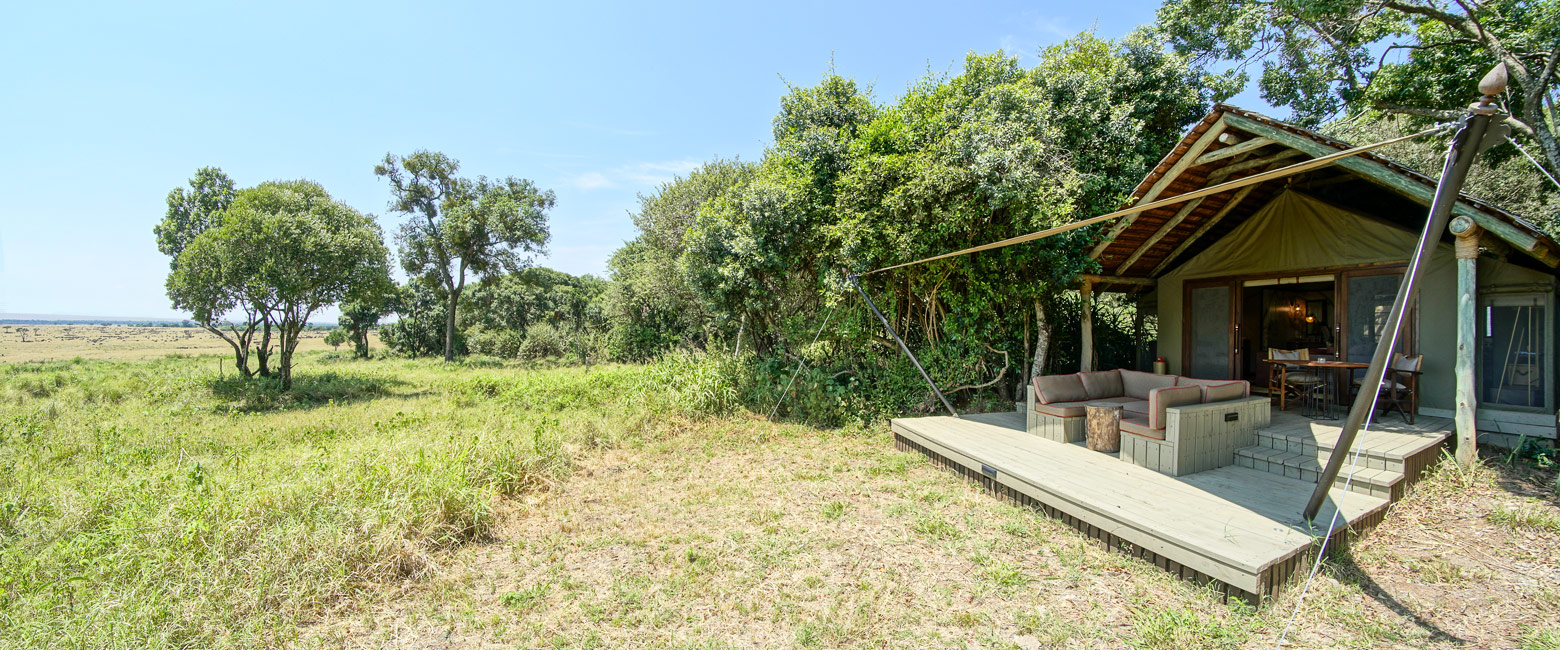 is an upmarket property in the Maasai Mara area