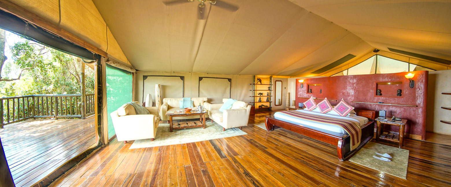 is a decent mid-range property in the Maasai Mara area of southwest Kenya