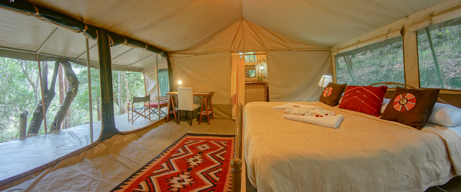 is a classic tented facility inside Nairobi National Park