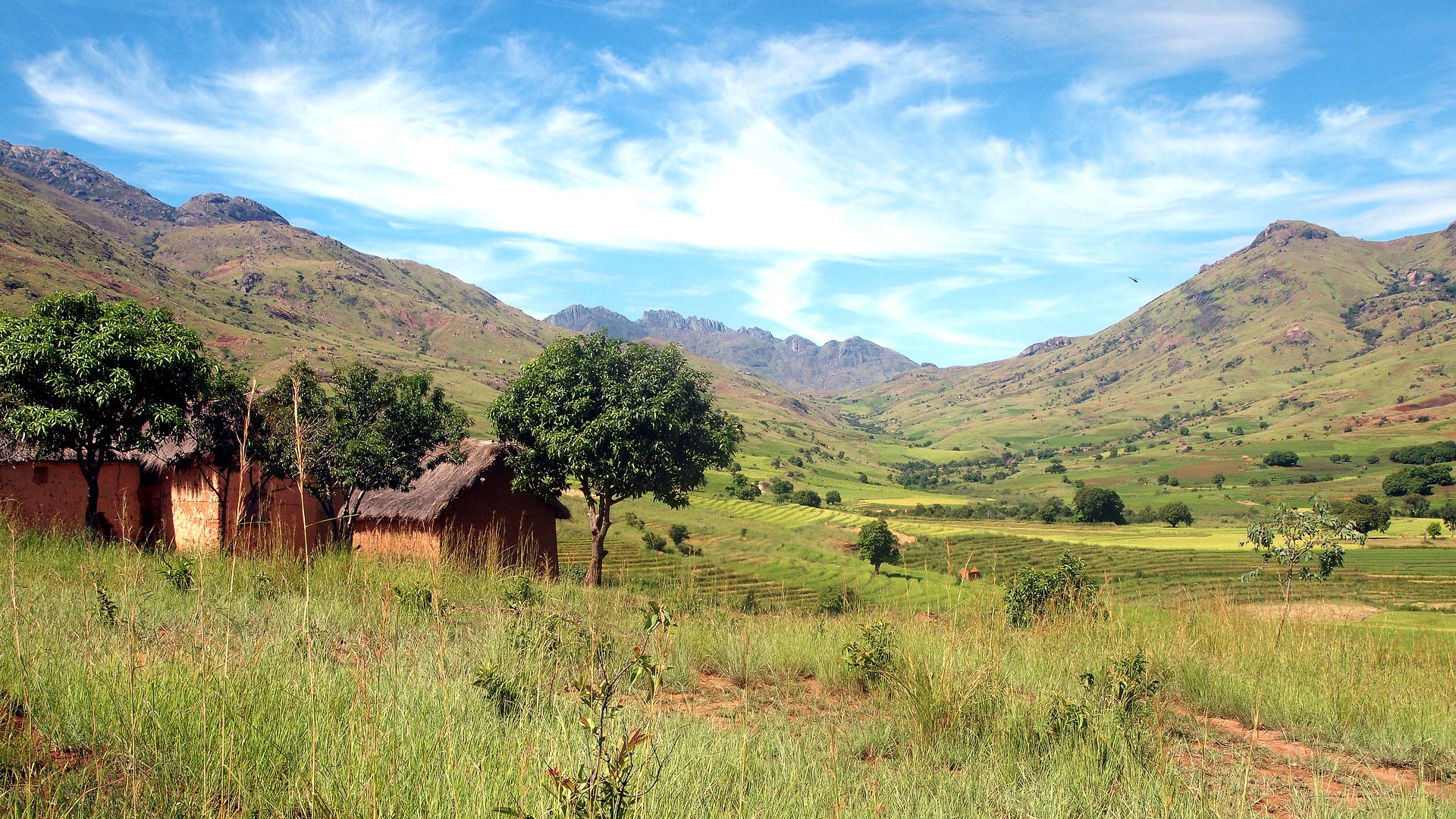 Andringitra is located in the southeast of Madagascar.