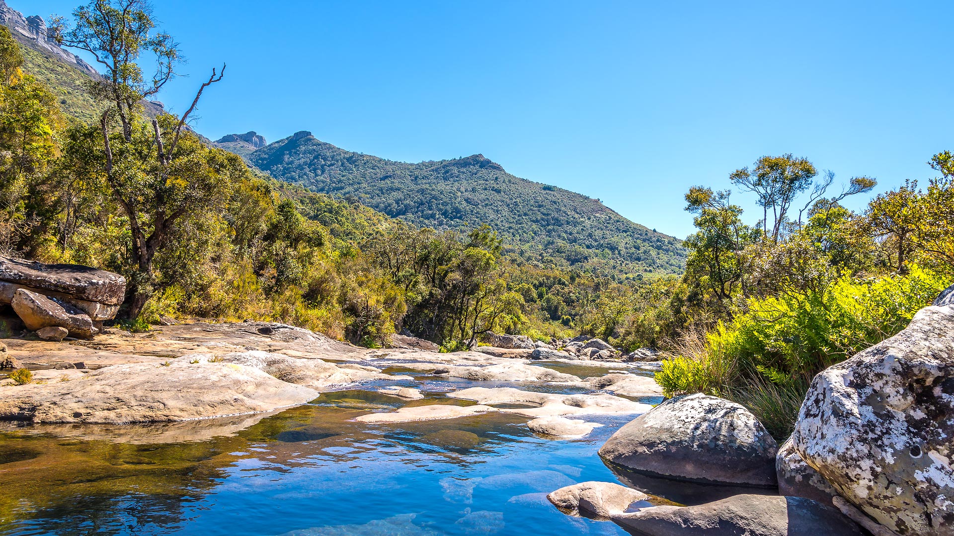 ... whilst the landscapes at higher altitudes are more pristine.