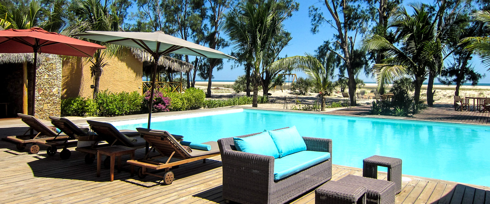 is a pleasant beach property in the Morondava area 
