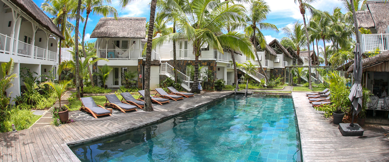 is a small and upmarket resort on the northern side of Mauritius