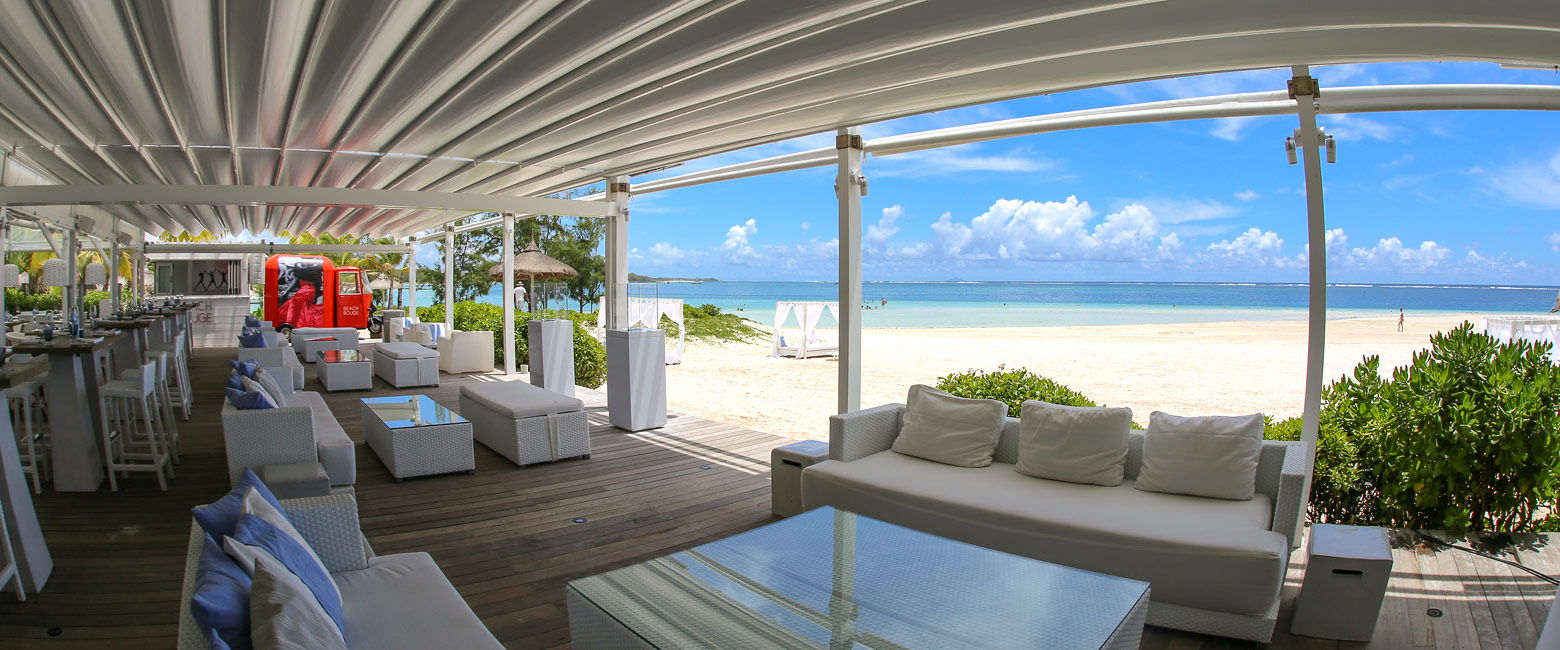 is a reasonably upmarket resort on the east of Mauritius 