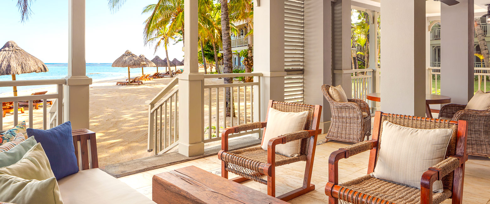 is an upmarket couples resort on the southwest of Mauritius 