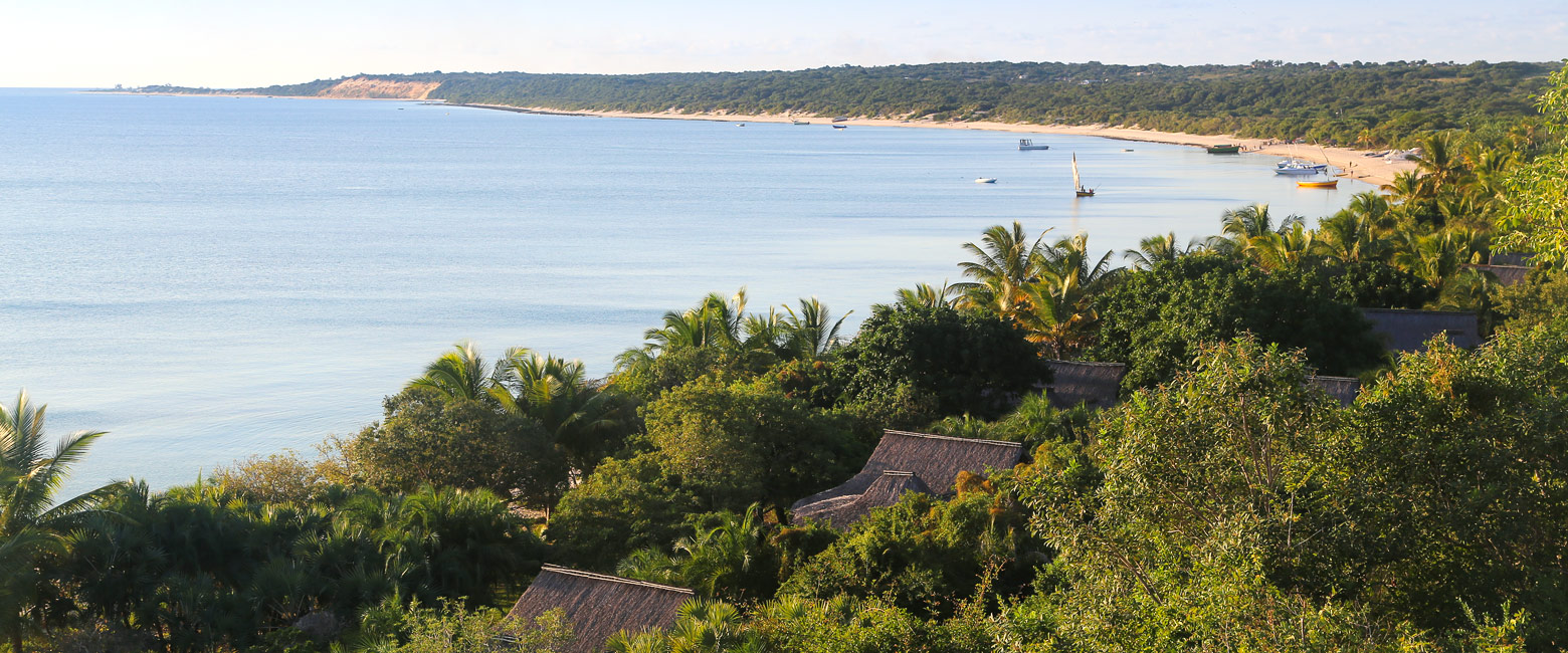is a large and pleasant resort in southeast Mozambique 