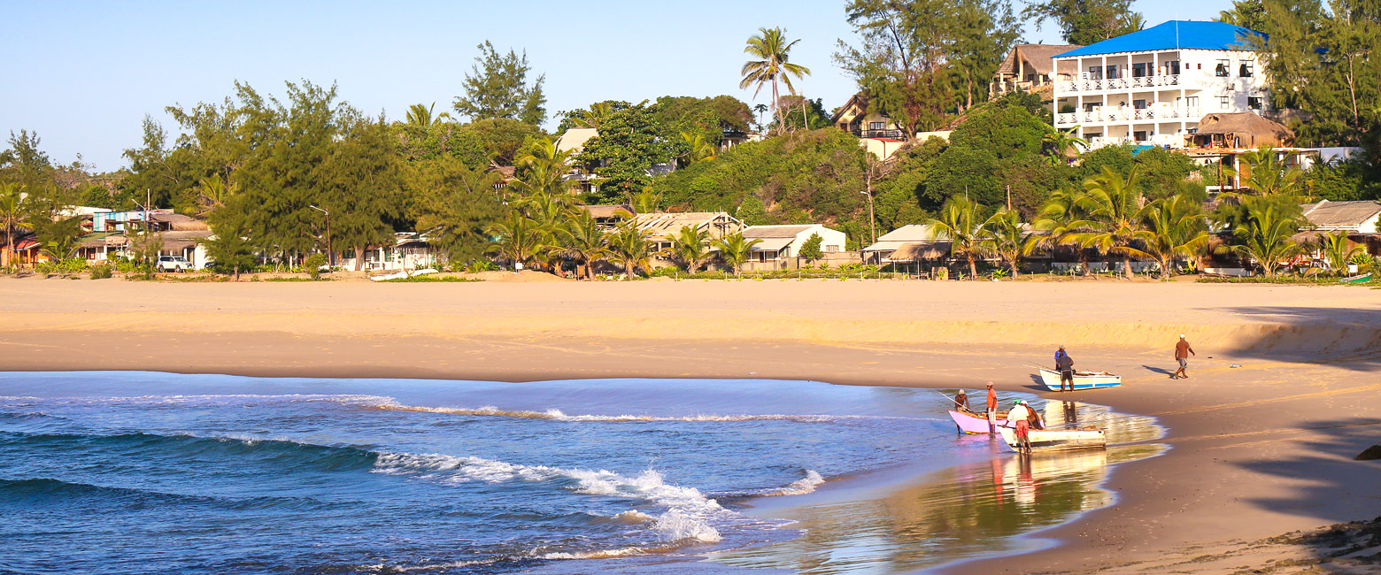 is a stretch of tropical coastline in south Mozambique 