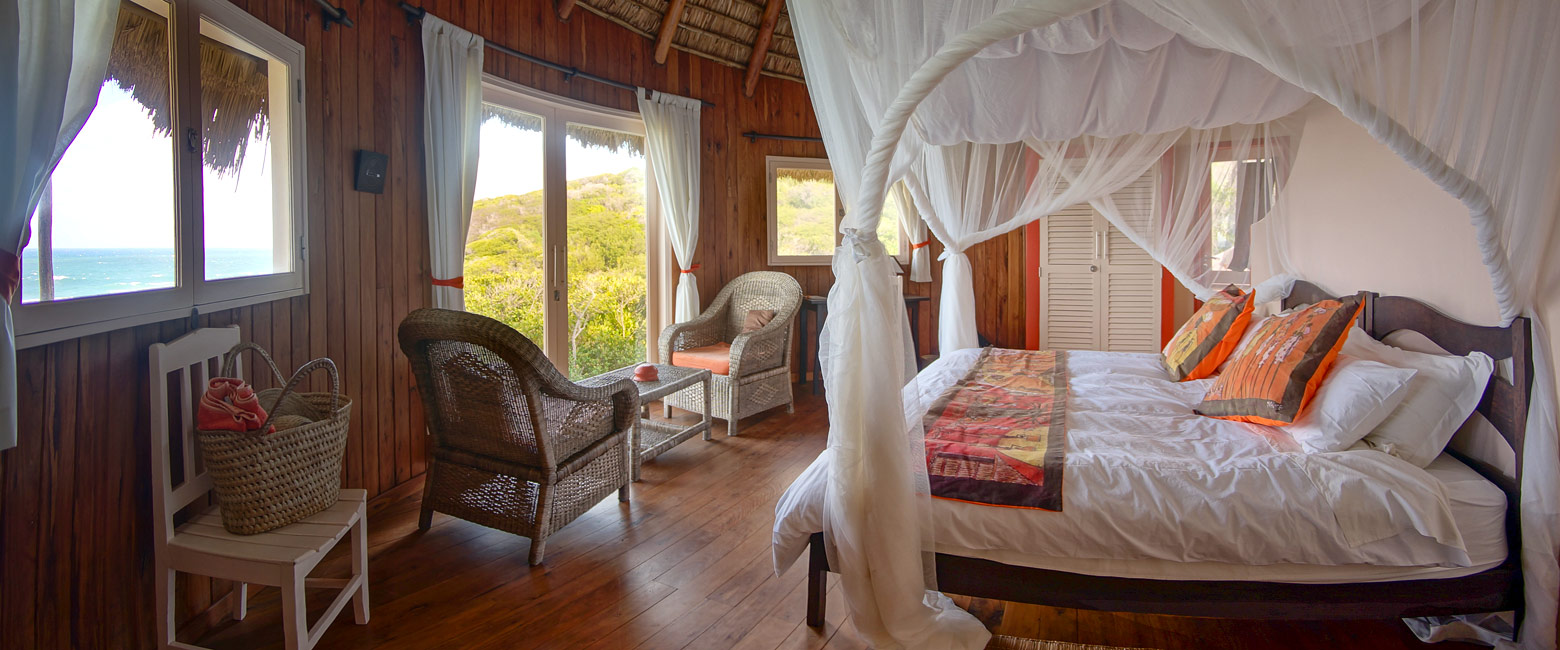 is a really pleasant and earthy little lodge in a remote part of southeast Mozambique 