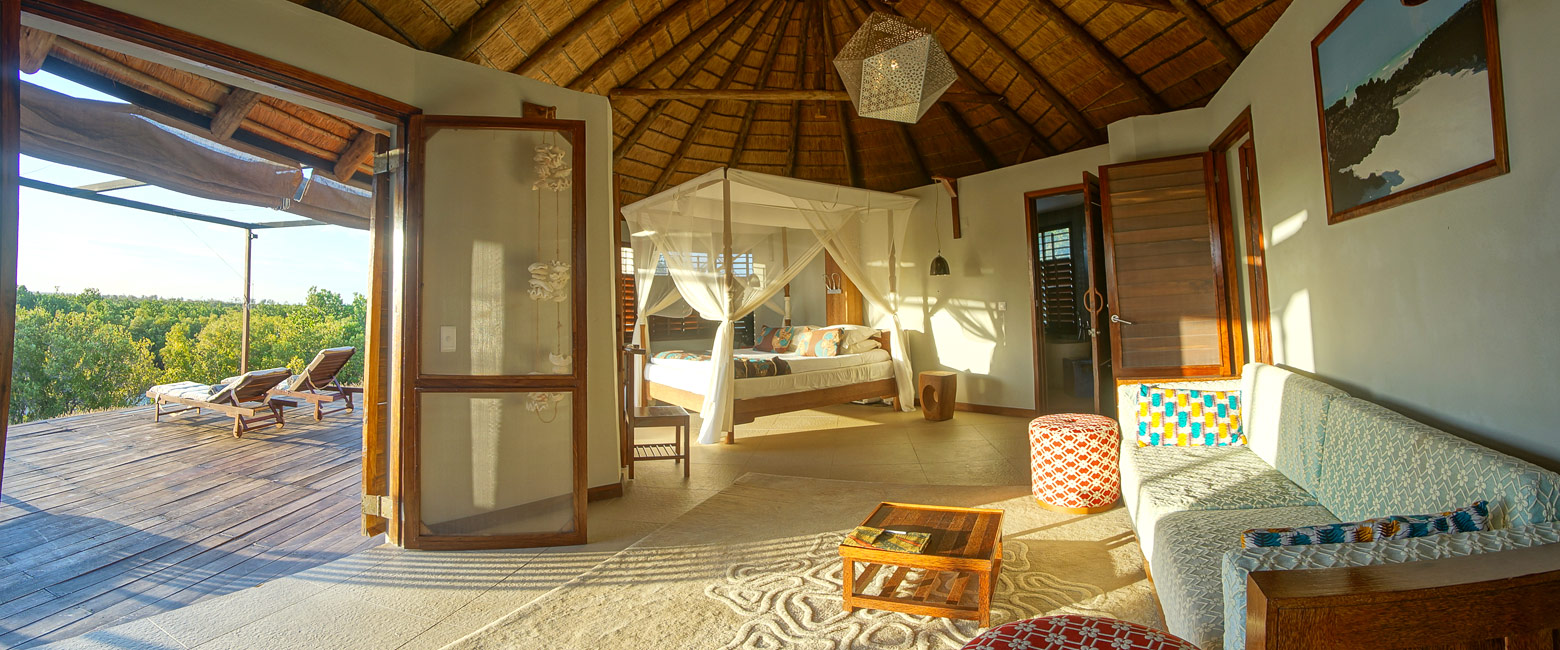 is an upmarket beach property near Ilha de Moçambique