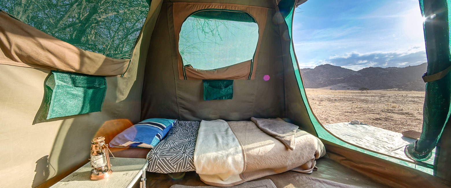 is a simple overlanding base in the Kaokaland West area